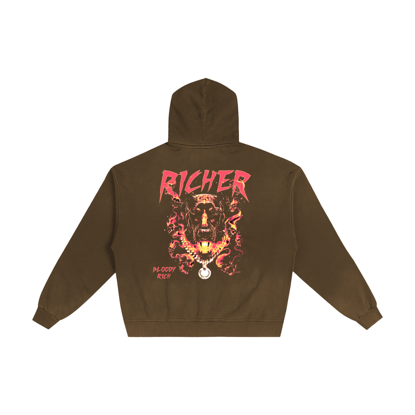 Hand-Frayed Sunfade Zip Hoodie