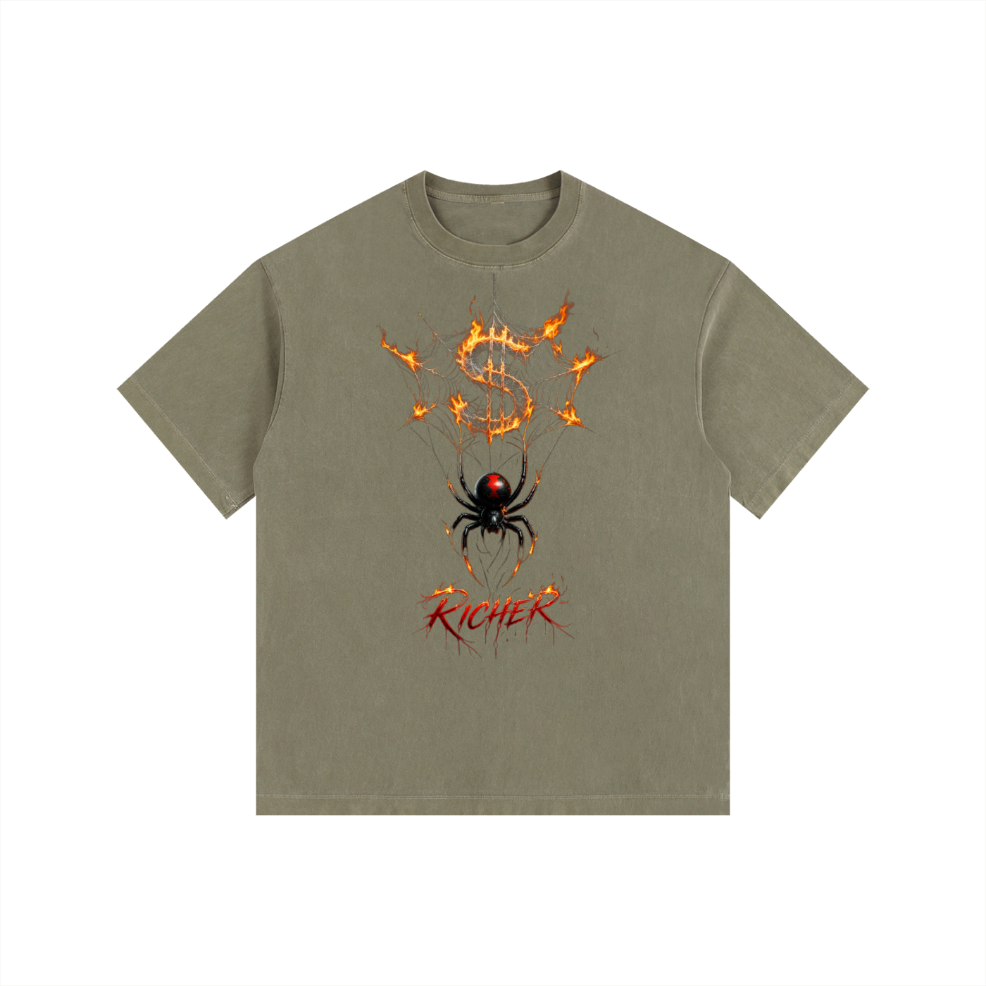 Vintage Washed Oversized Cotton T-Shirt