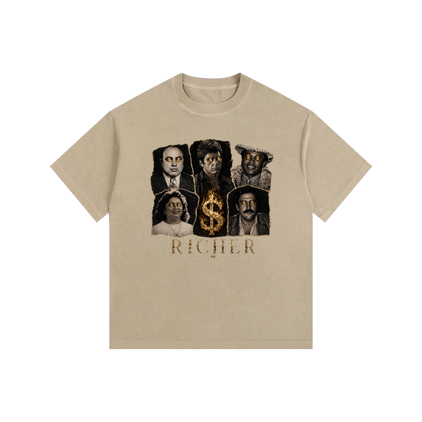 Vintage Washed Oversized Cotton T-Shirt