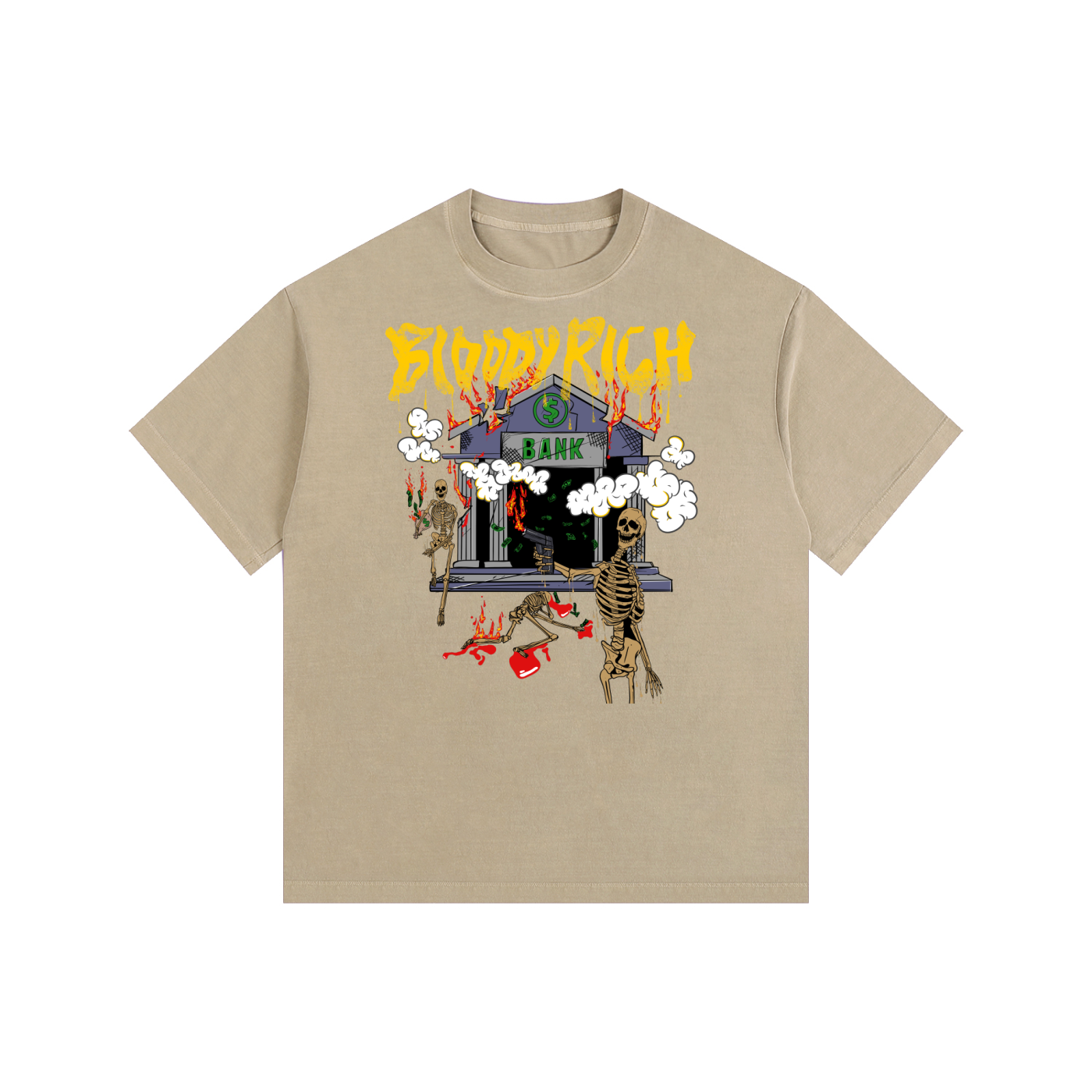 Vintage Washed Oversized Cotton T-Shirt