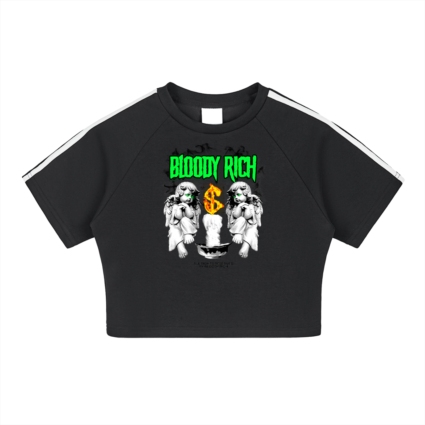 Taped Cooling Performance Crop Top