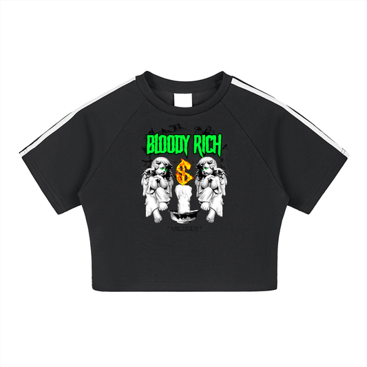 Taped Cooling Performance Crop Top
