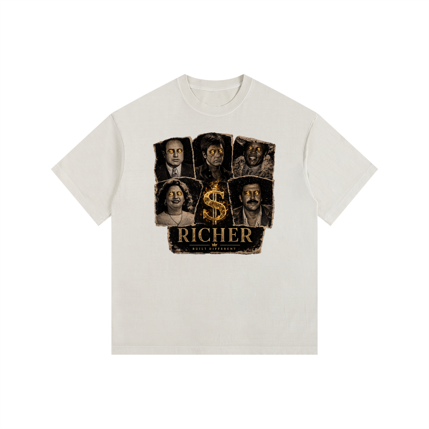 Vintage Washed Oversized Cotton T-Shirt