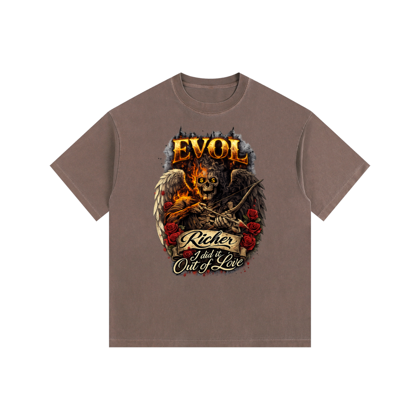 Vintage Washed Oversized Cotton T-Shirt