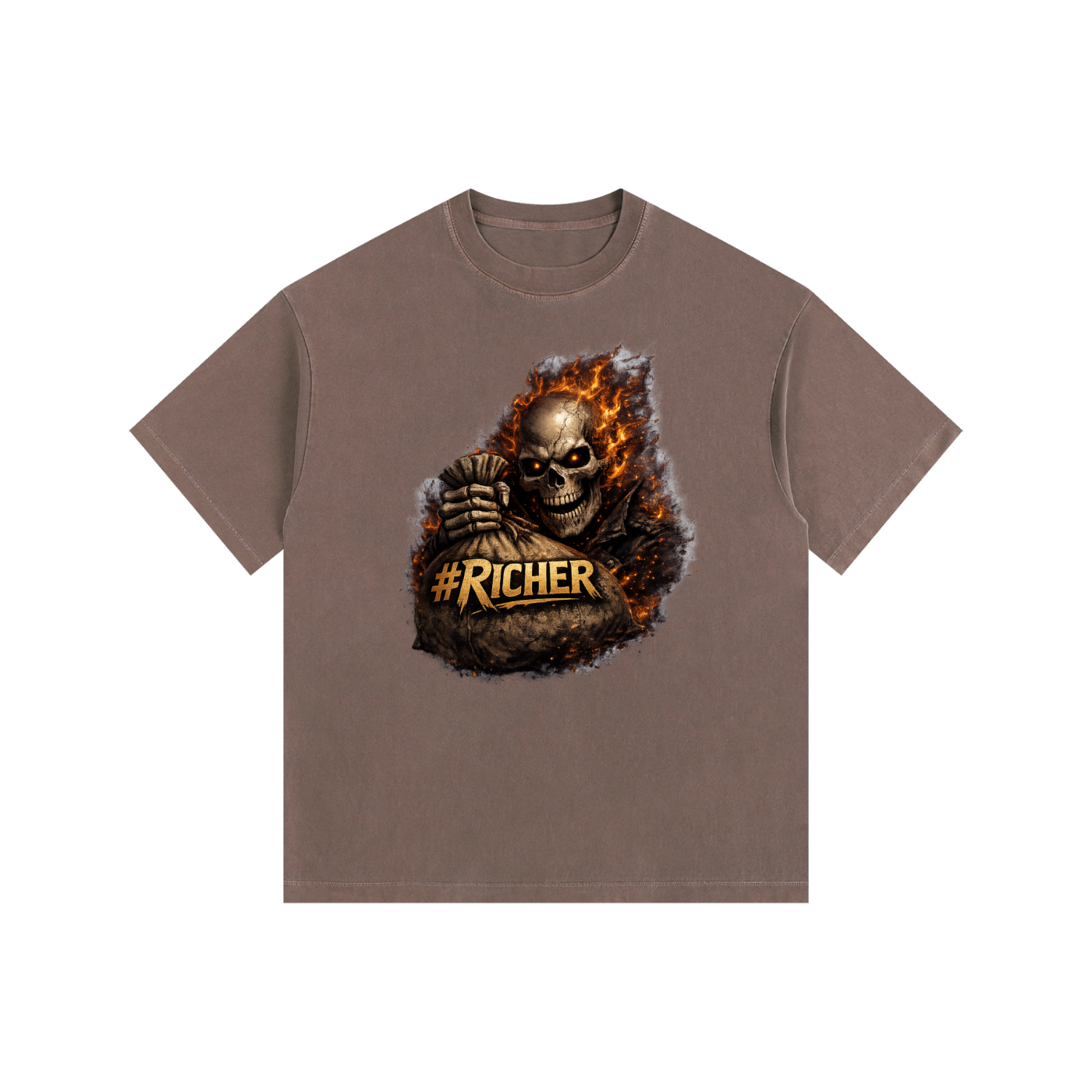 Vintage Washed Oversized Cotton T-Shirt