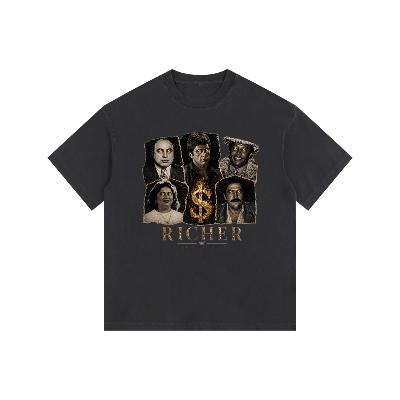 Vintage Washed Oversized Cotton T-Shirt