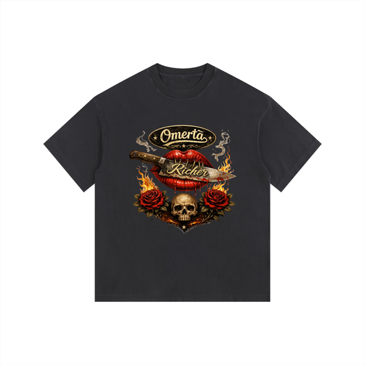 Vintage Washed Oversized Cotton T-Shirt