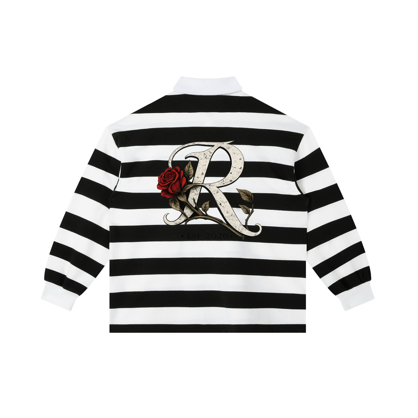 Color Block Stripe Polo Shirt