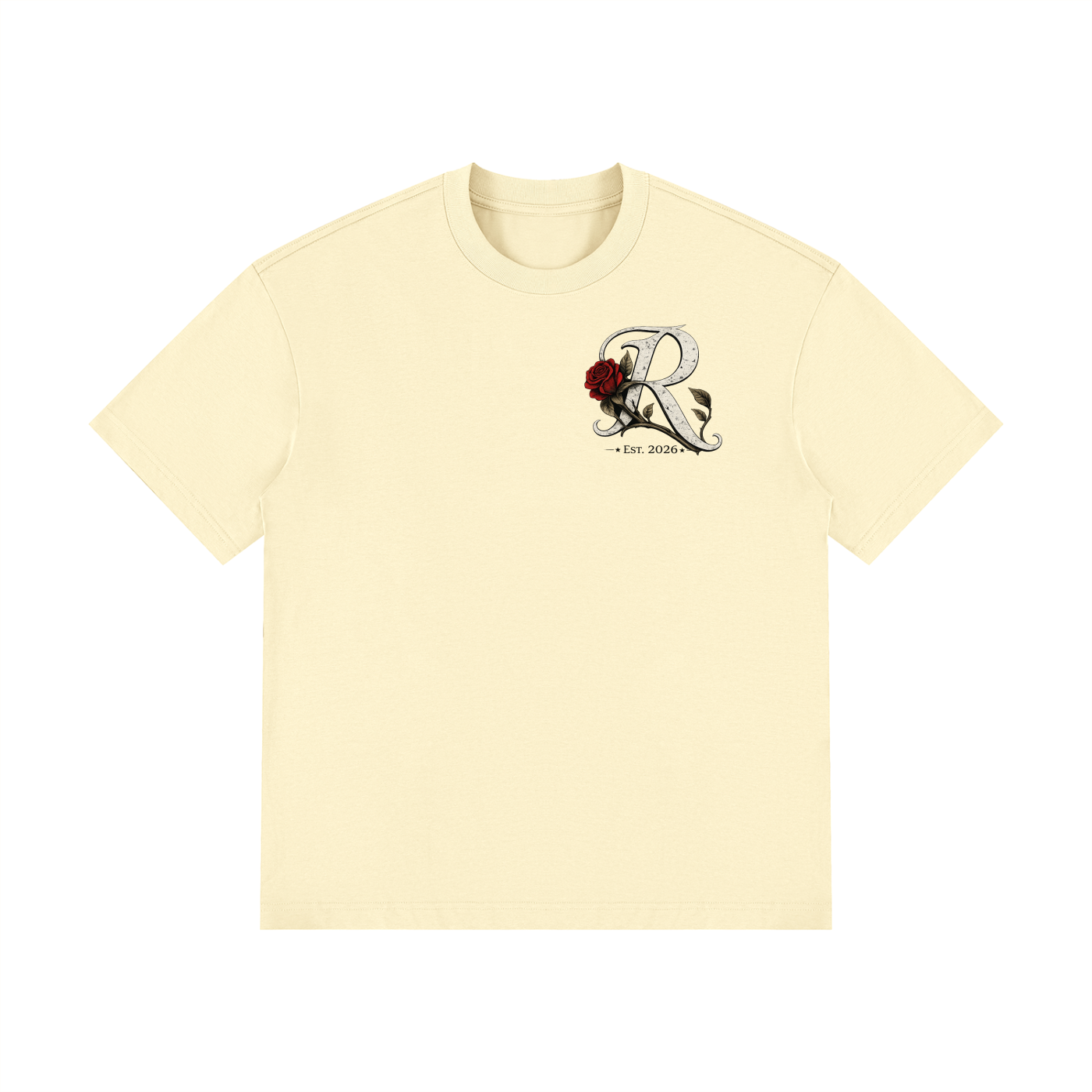 Unisex Drop Shoulder Cotton T-Shirt