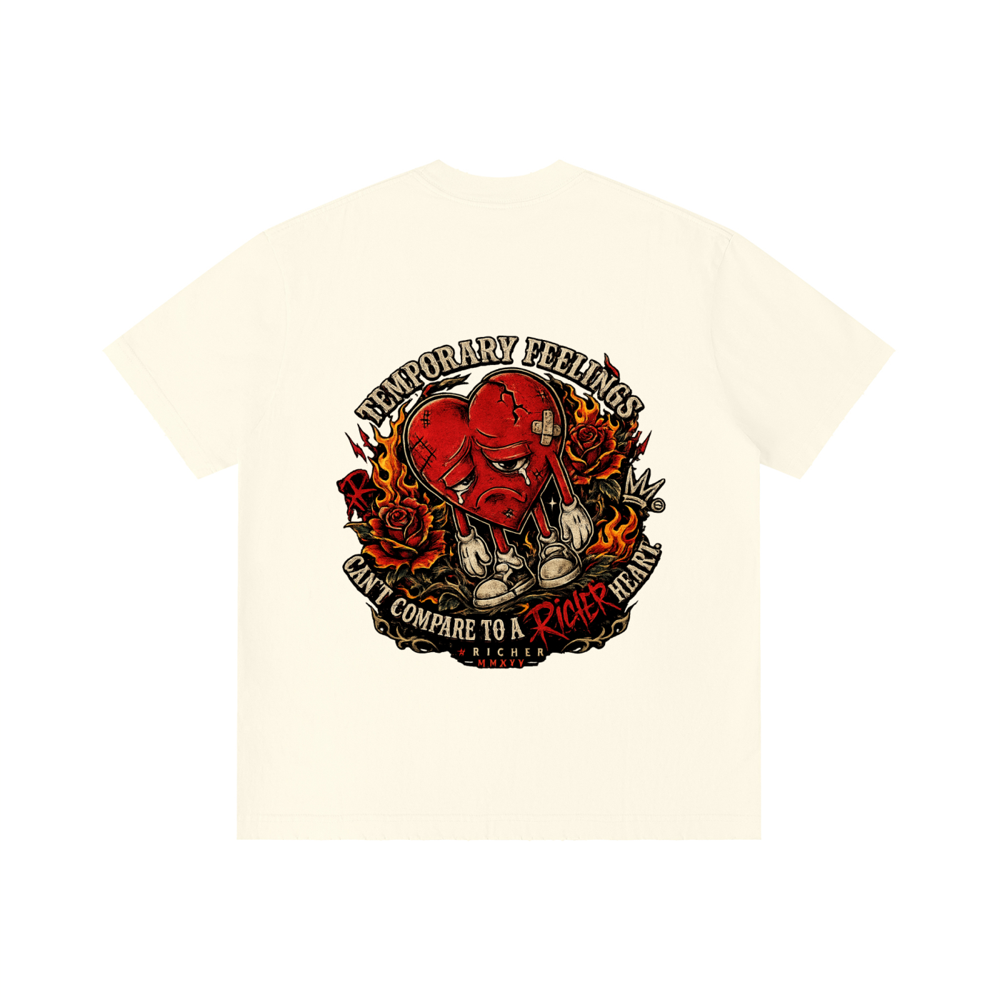 Unisex Vintage Wash Distressed T-Shirt
