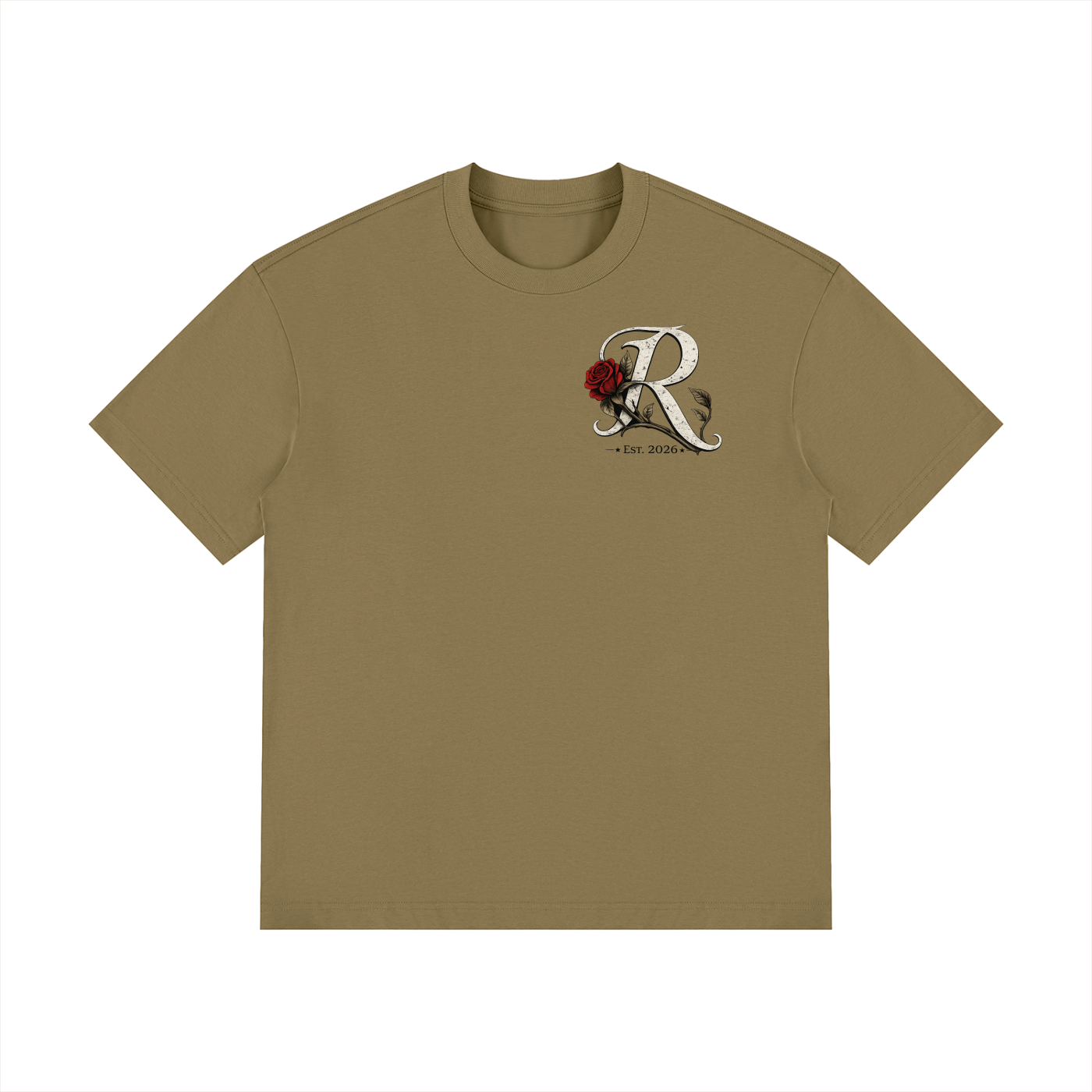 Unisex Drop Shoulder Cotton T-Shirt