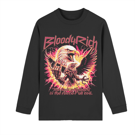 Root of All Evil Drop Shoulder Long Sleeve Shirt
