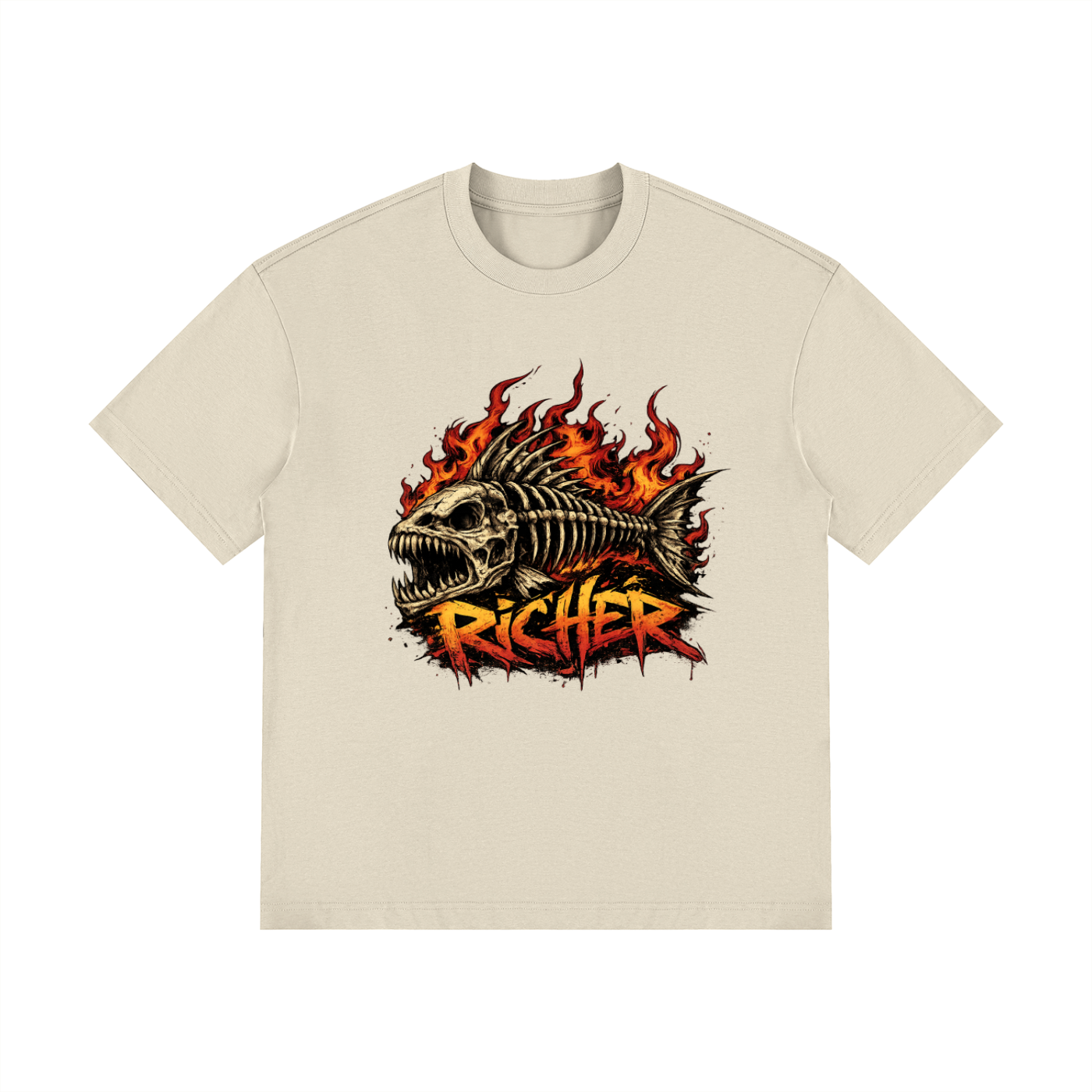 Unisex Drop Shoulder Cotton T-Shirt