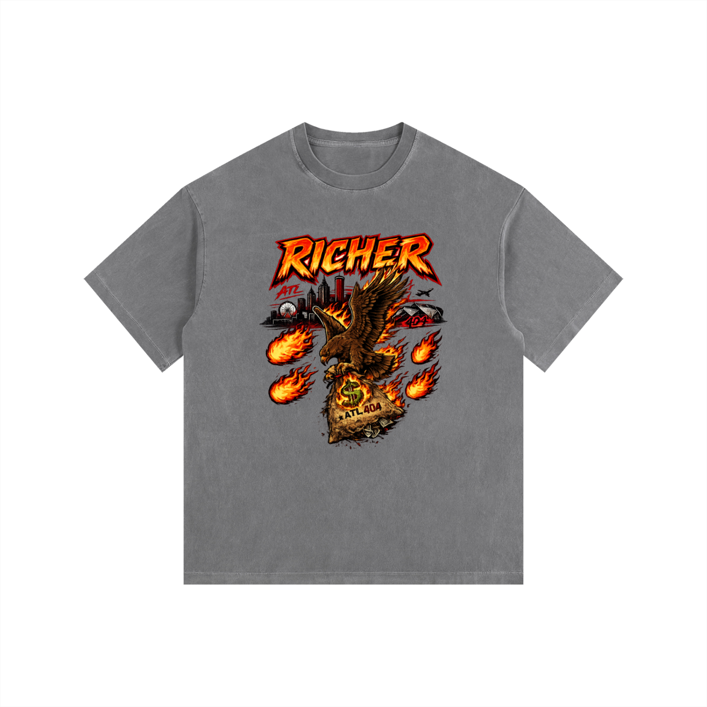 Vintage Washed Oversized Cotton T-Shirt
