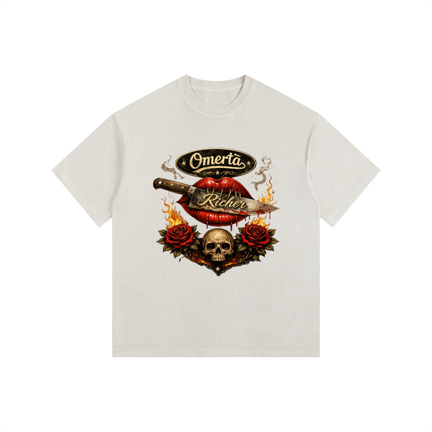 Vintage Washed Oversized Cotton T-Shirt