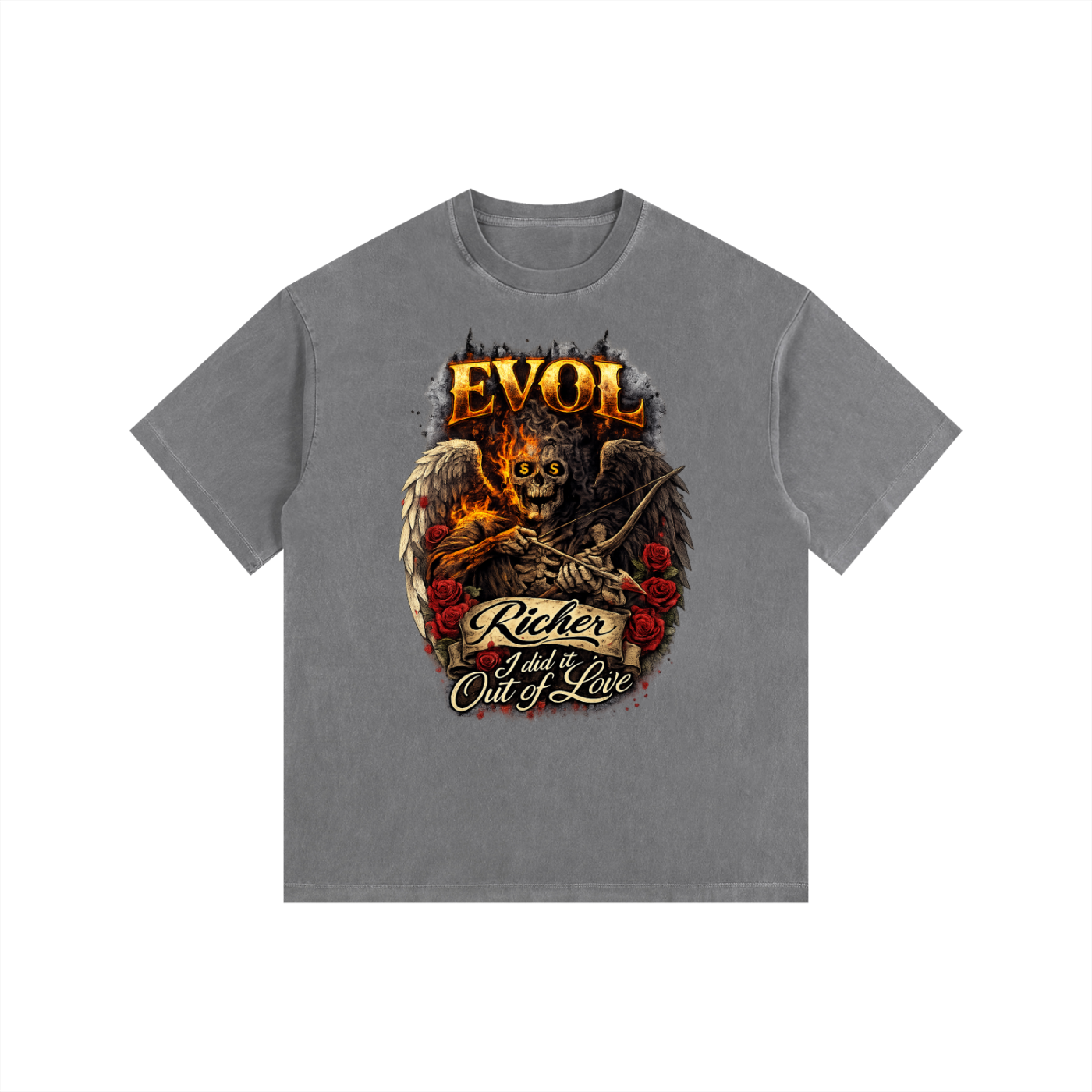 Vintage Washed Oversized Cotton T-Shirt