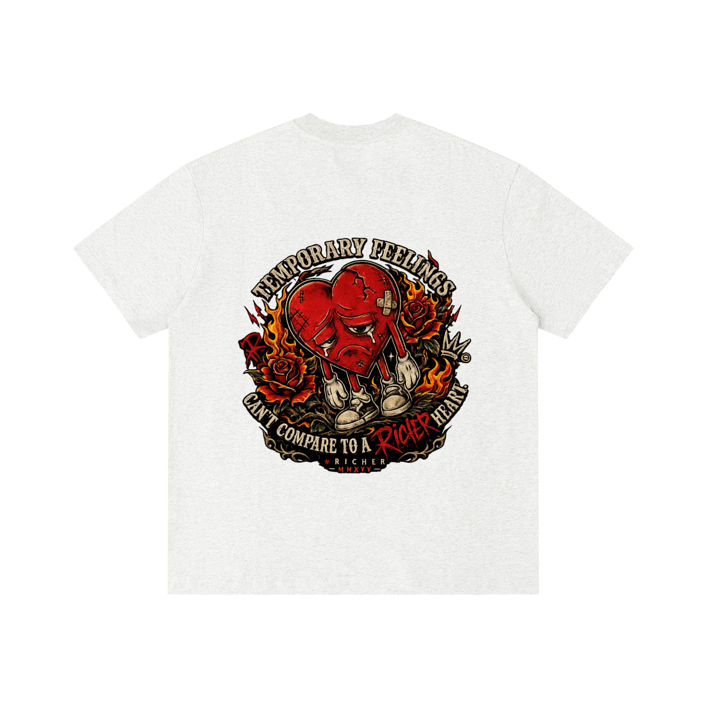 Unisex Vintage Wash Distressed T-Shirt