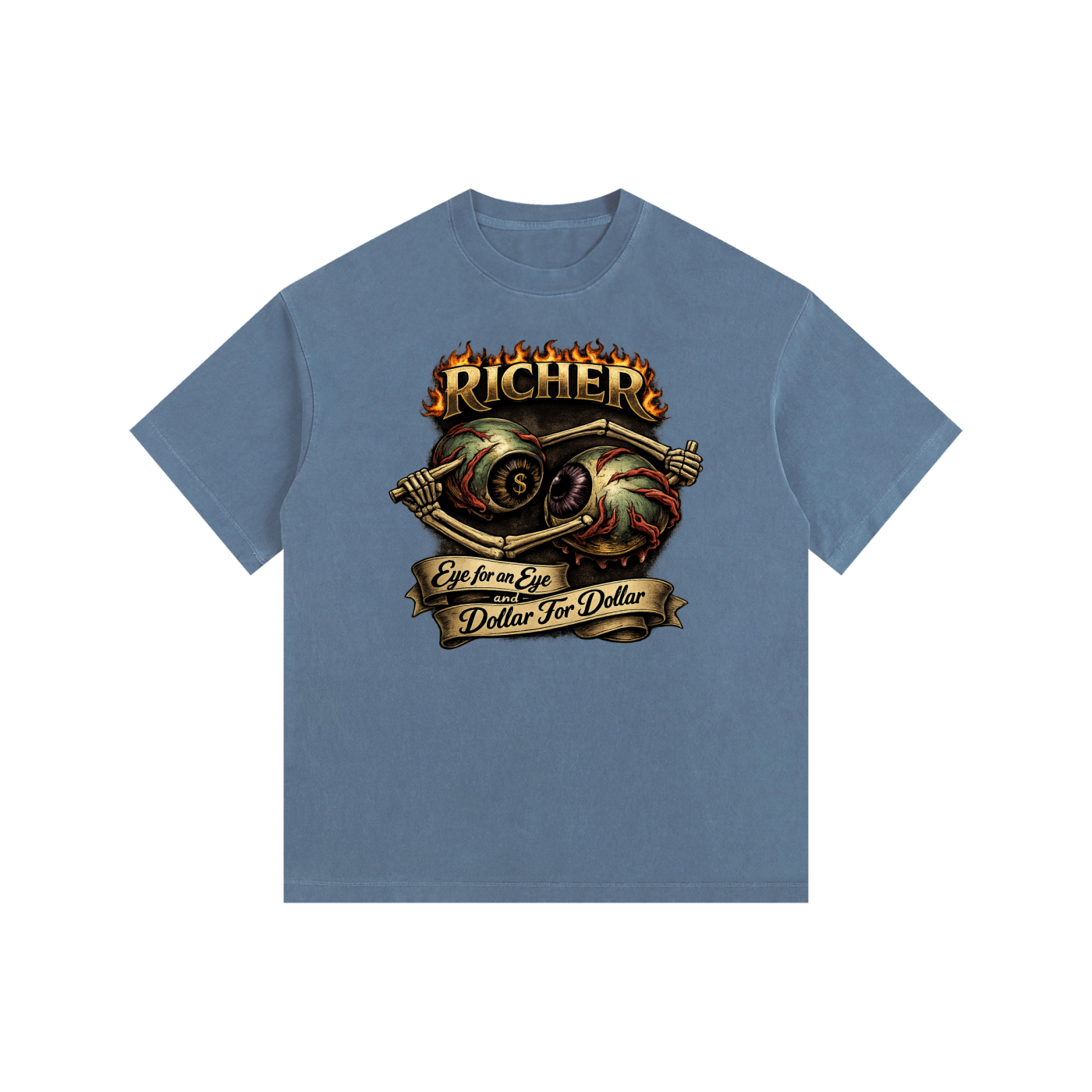 Vintage Washed Oversized Cotton T-Shirt