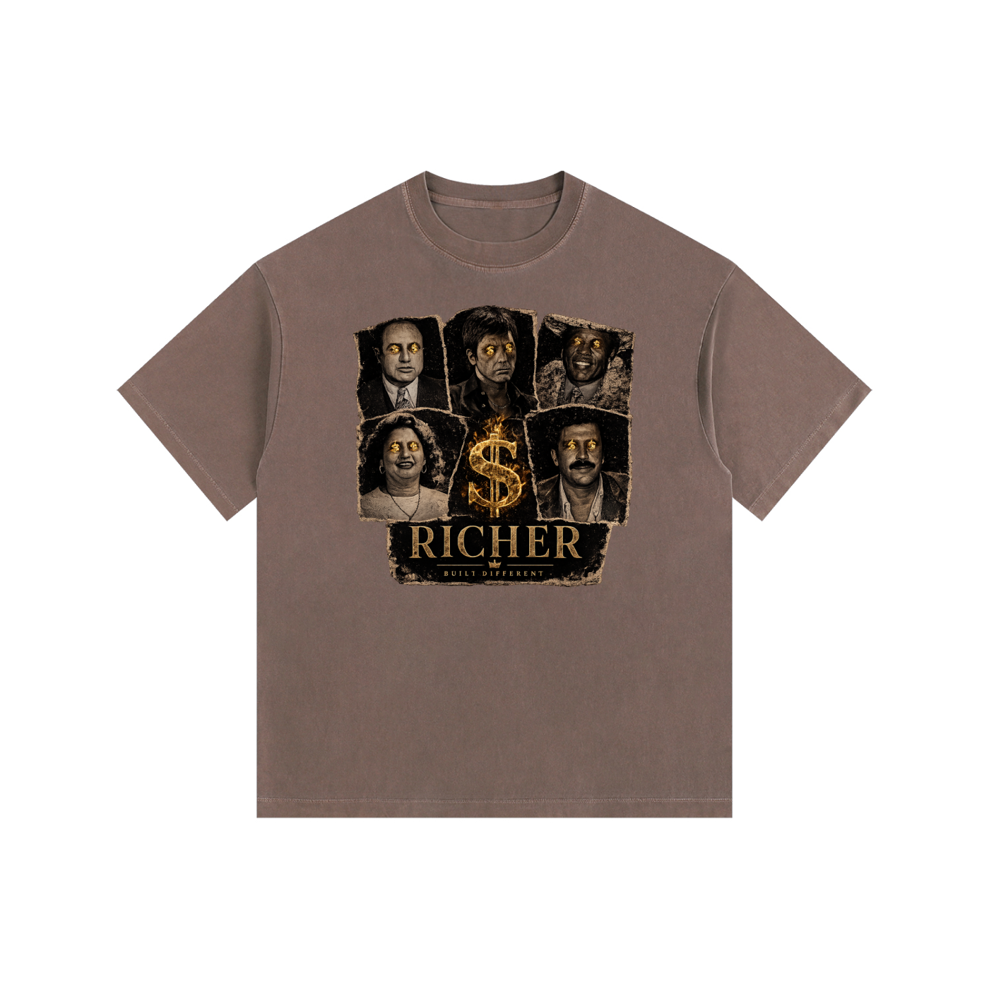 Vintage Washed Oversized Cotton T-Shirt