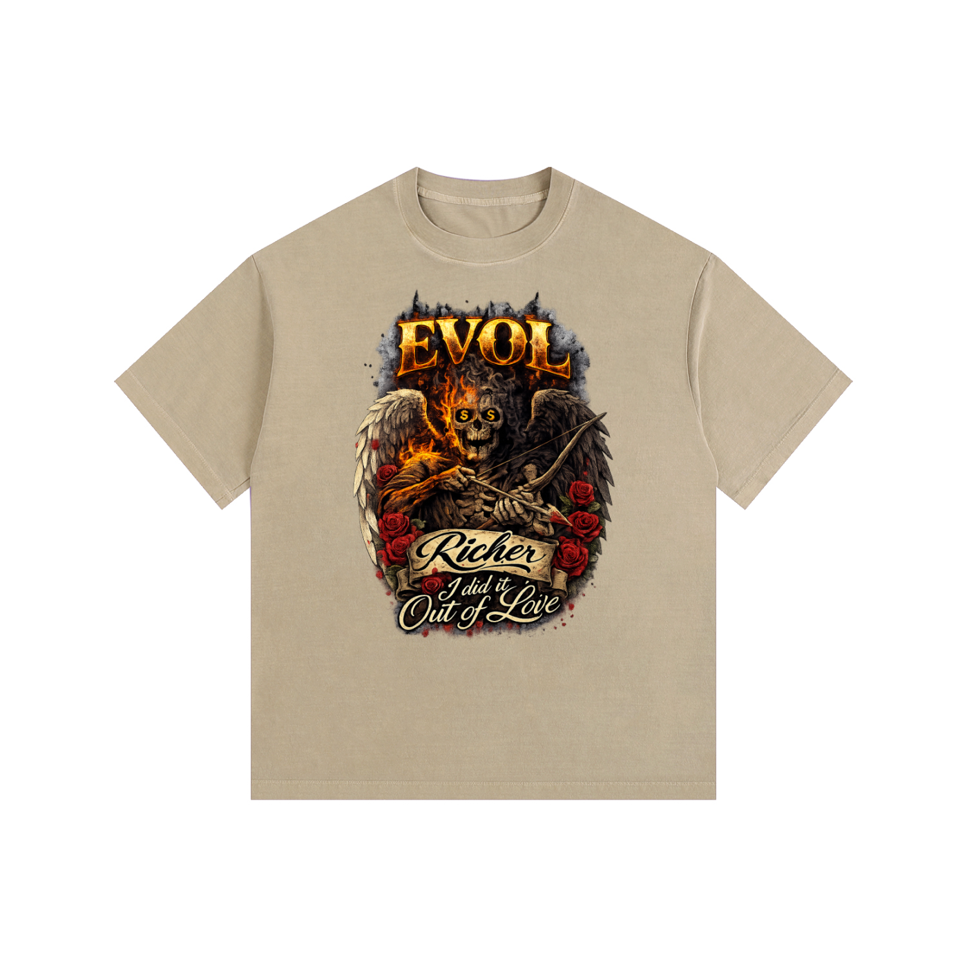 Vintage Washed Oversized Cotton T-Shirt