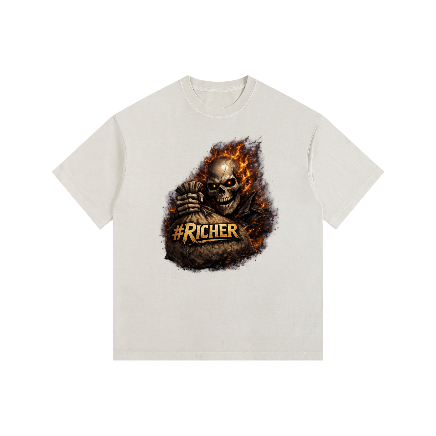 Vintage Washed Oversized Cotton T-Shirt