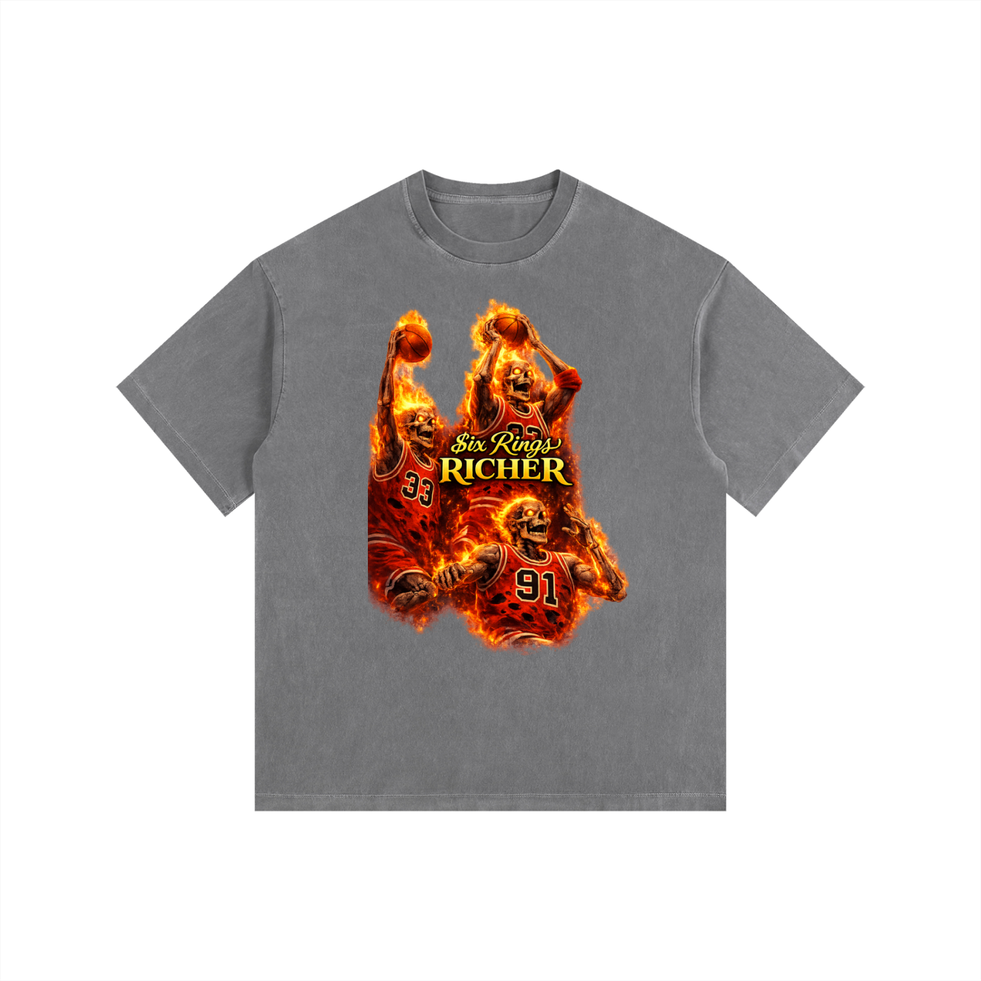 Vintage Washed Oversized Cotton T-Shirt