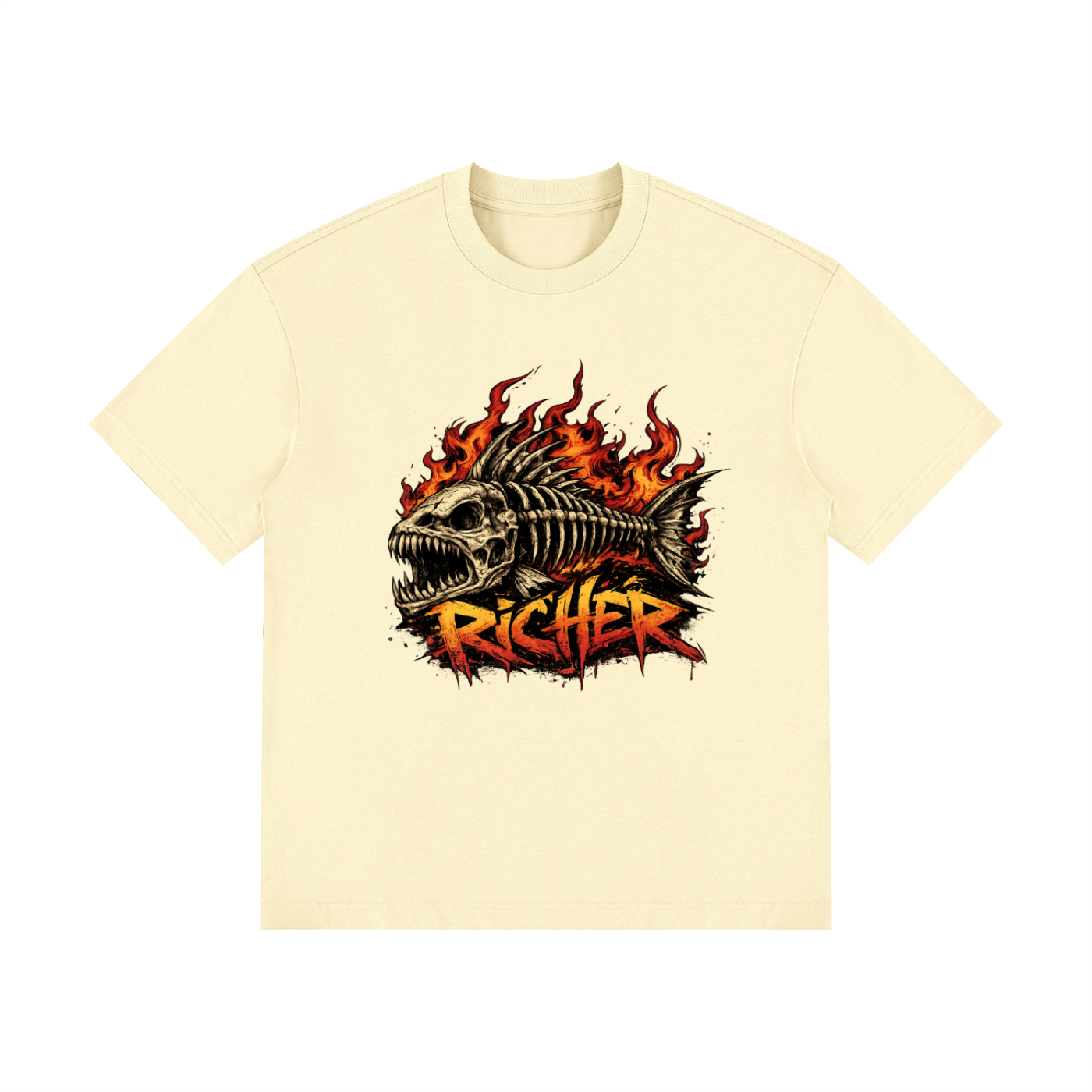 Unisex Drop Shoulder Cotton T-Shirt