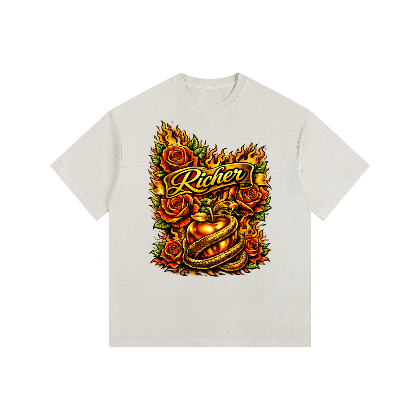 Vintage Washed Oversized Cotton T-Shirt