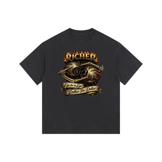 Vintage Washed Oversized Cotton T-Shirt