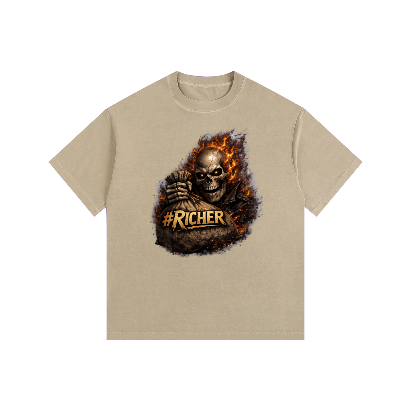 Vintage Washed Oversized Cotton T-Shirt