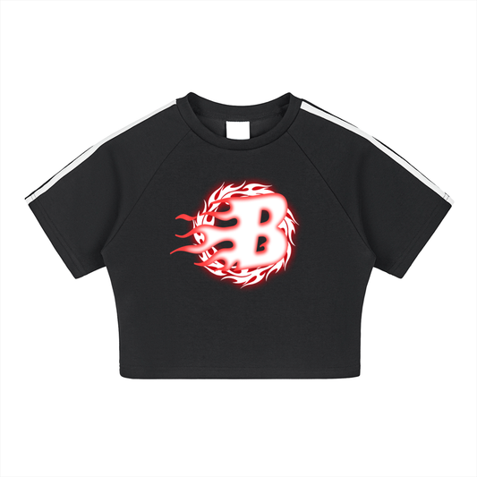 Taped Cooling Performance Crop Top