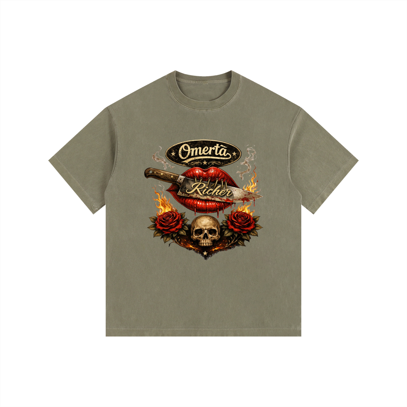 Vintage Washed Oversized Cotton T-Shirt