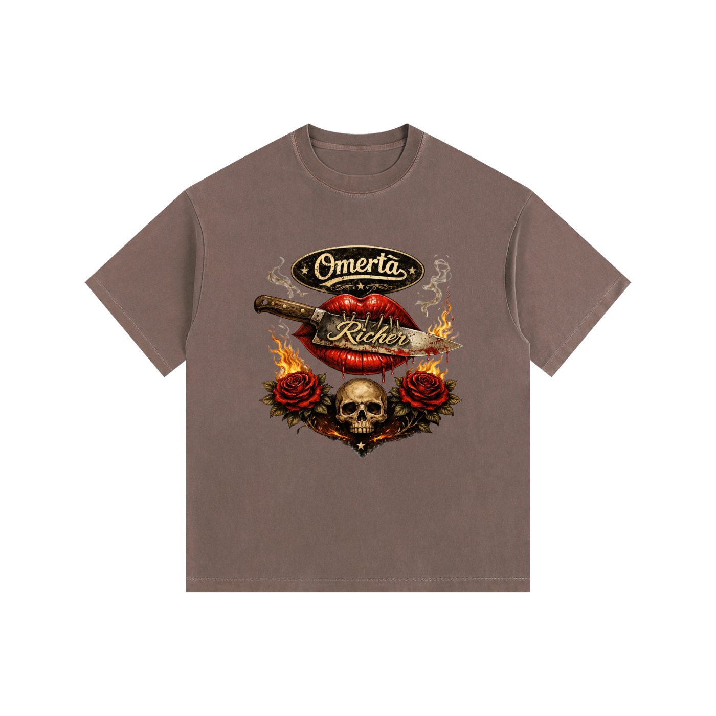 Vintage Washed Oversized Cotton T-Shirt
