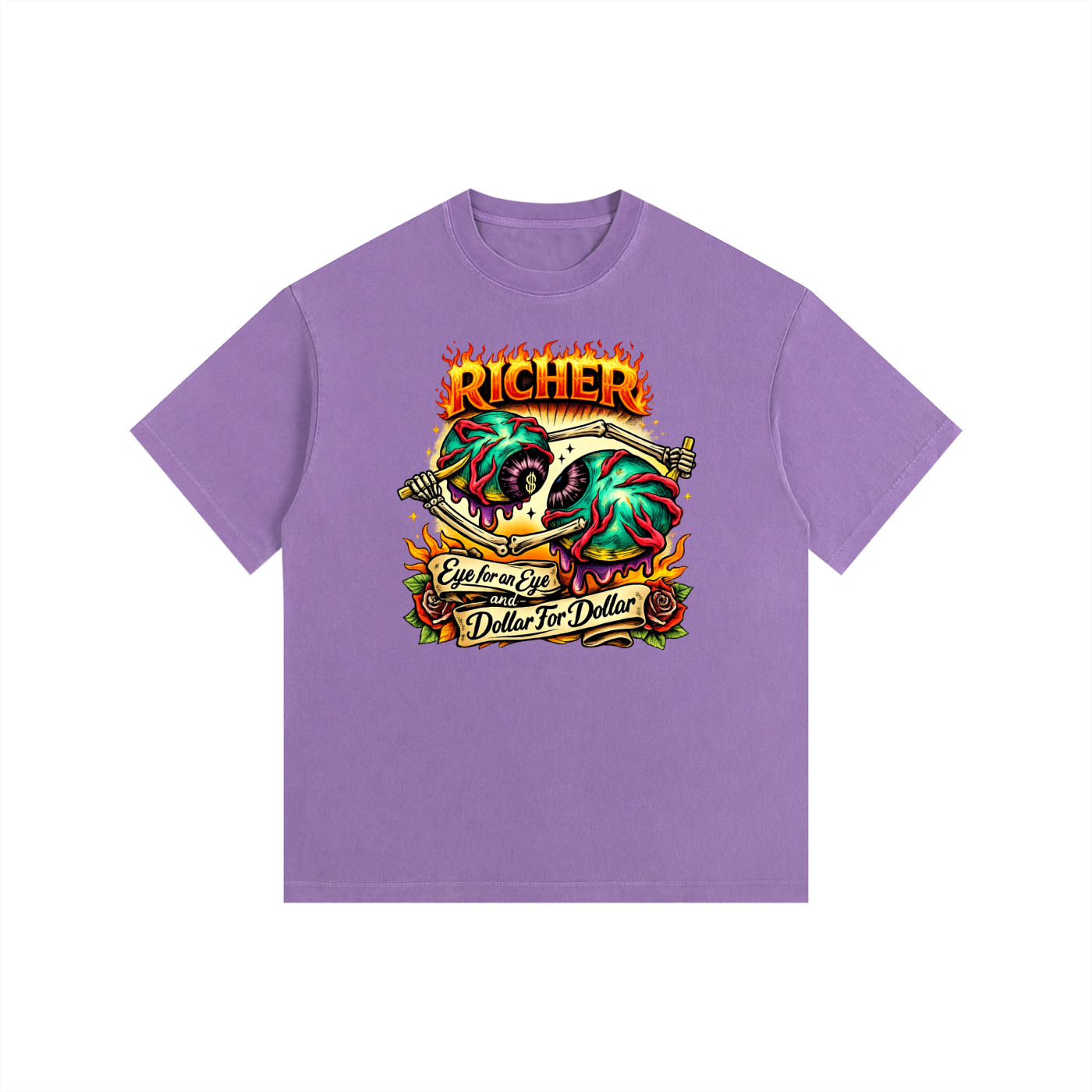 Vintage Washed Oversized Cotton T-Shirt
