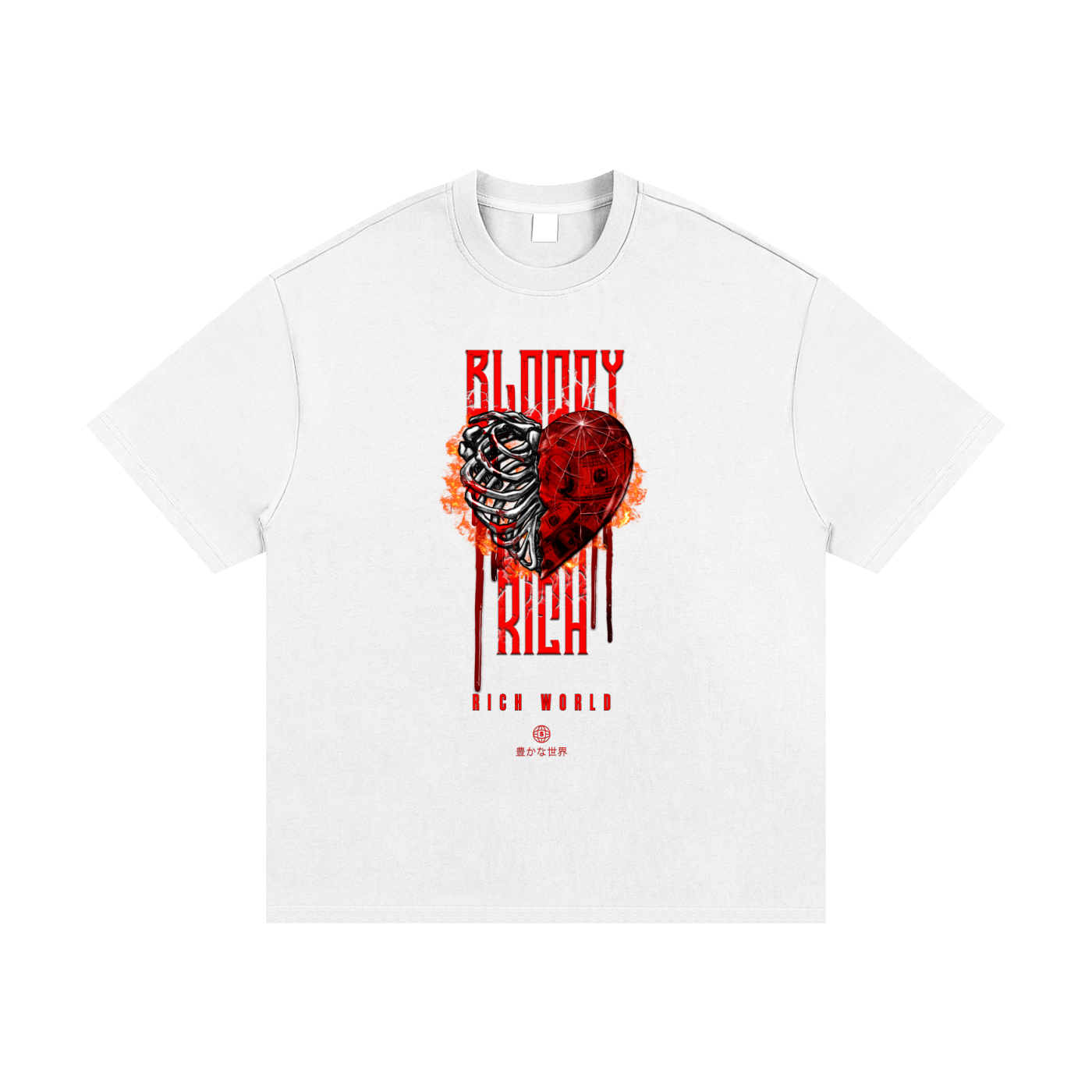 Dead President Heavyweight Cotton T-Shirt