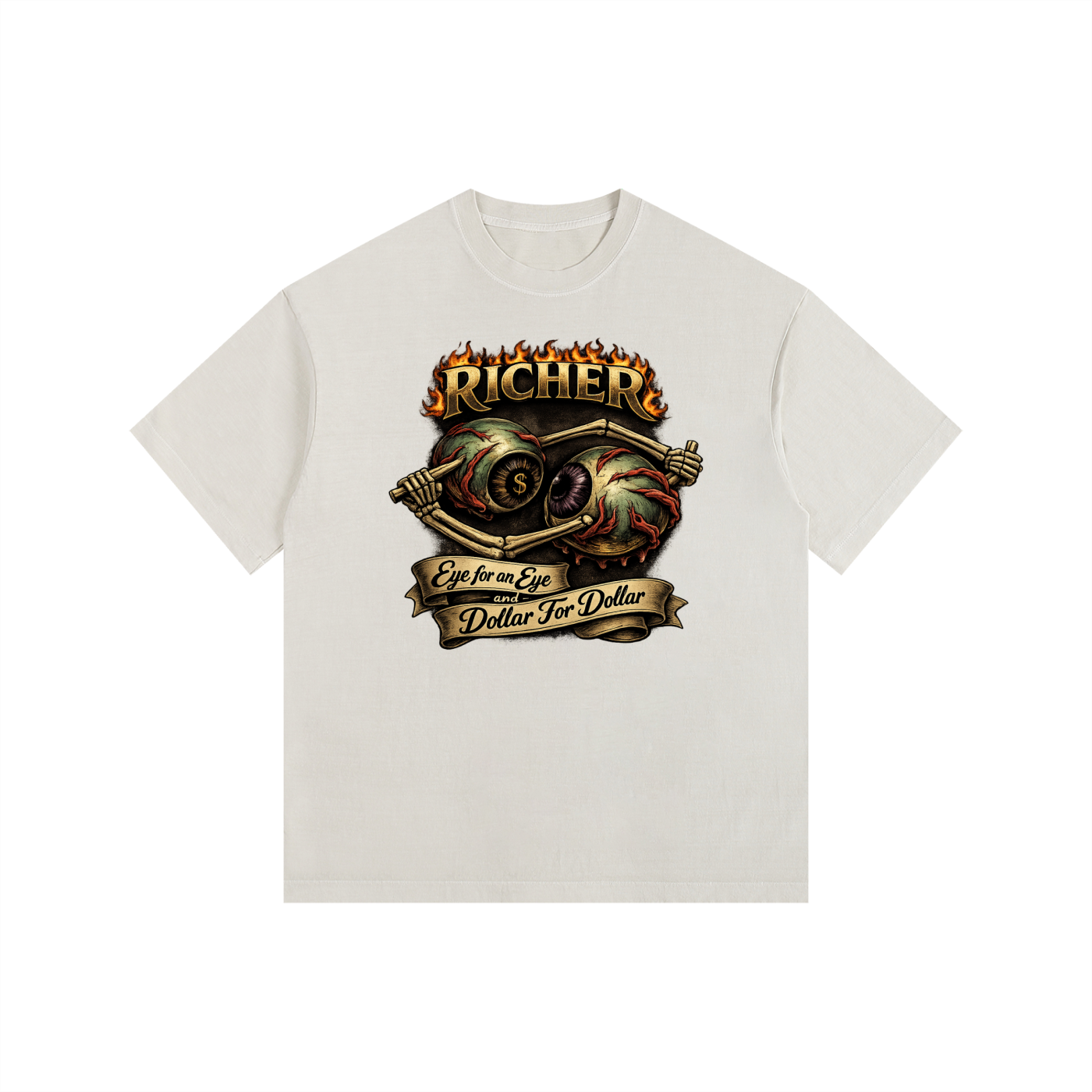 Vintage Washed Oversized Cotton T-Shirt