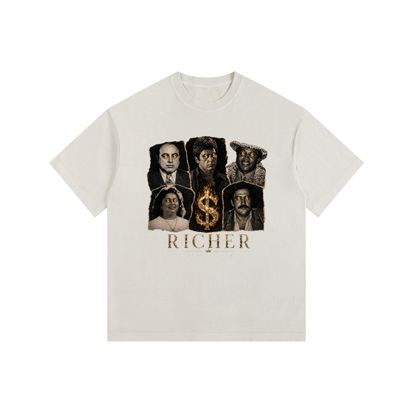Vintage Washed Oversized Cotton T-Shirt