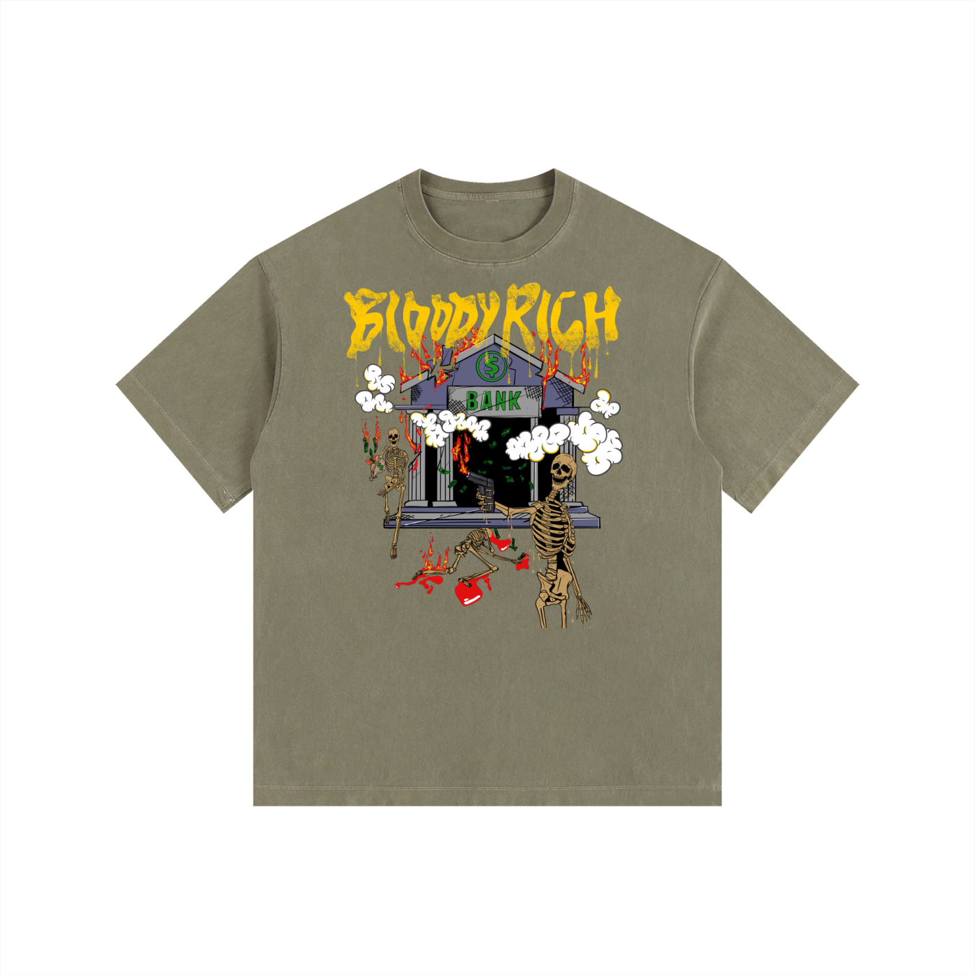 Vintage Washed Oversized Cotton T-Shirt