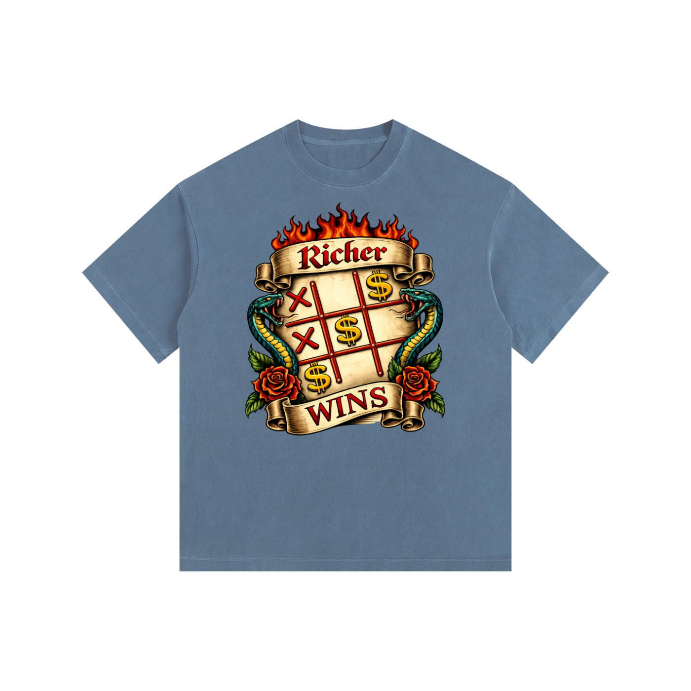 Vintage Washed Oversized Cotton T-Shirt