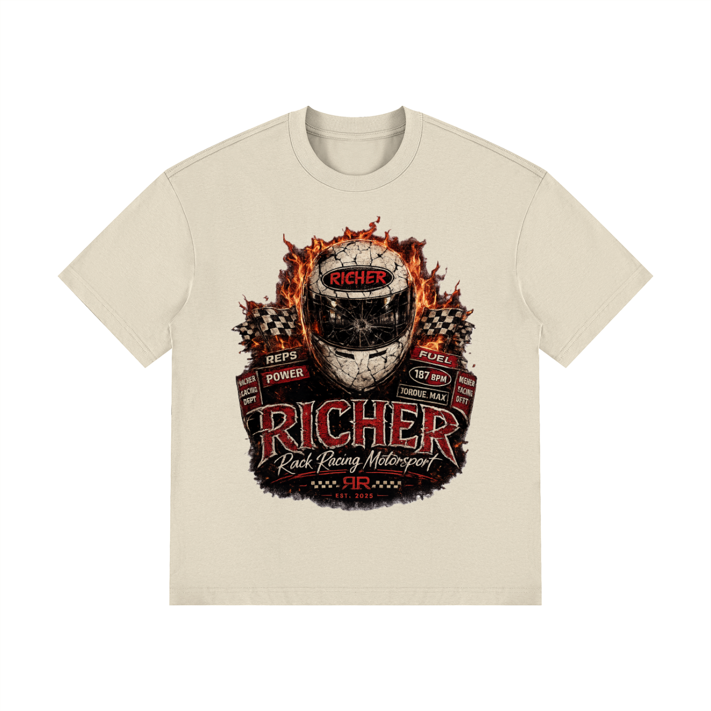 Unisex Drop Shoulder Cotton T-Shirt
