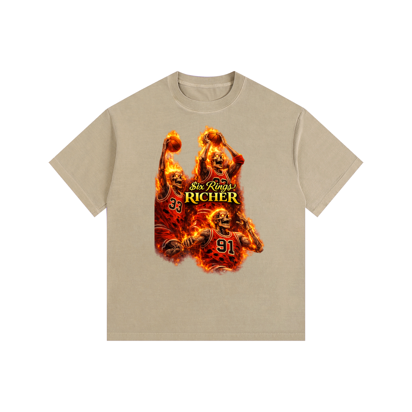 Vintage Washed Oversized Cotton T-Shirt