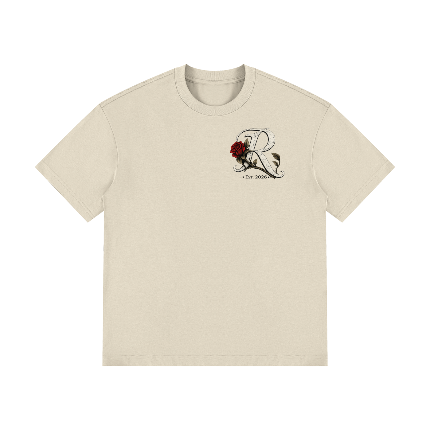 Unisex Drop Shoulder Cotton T-Shirt