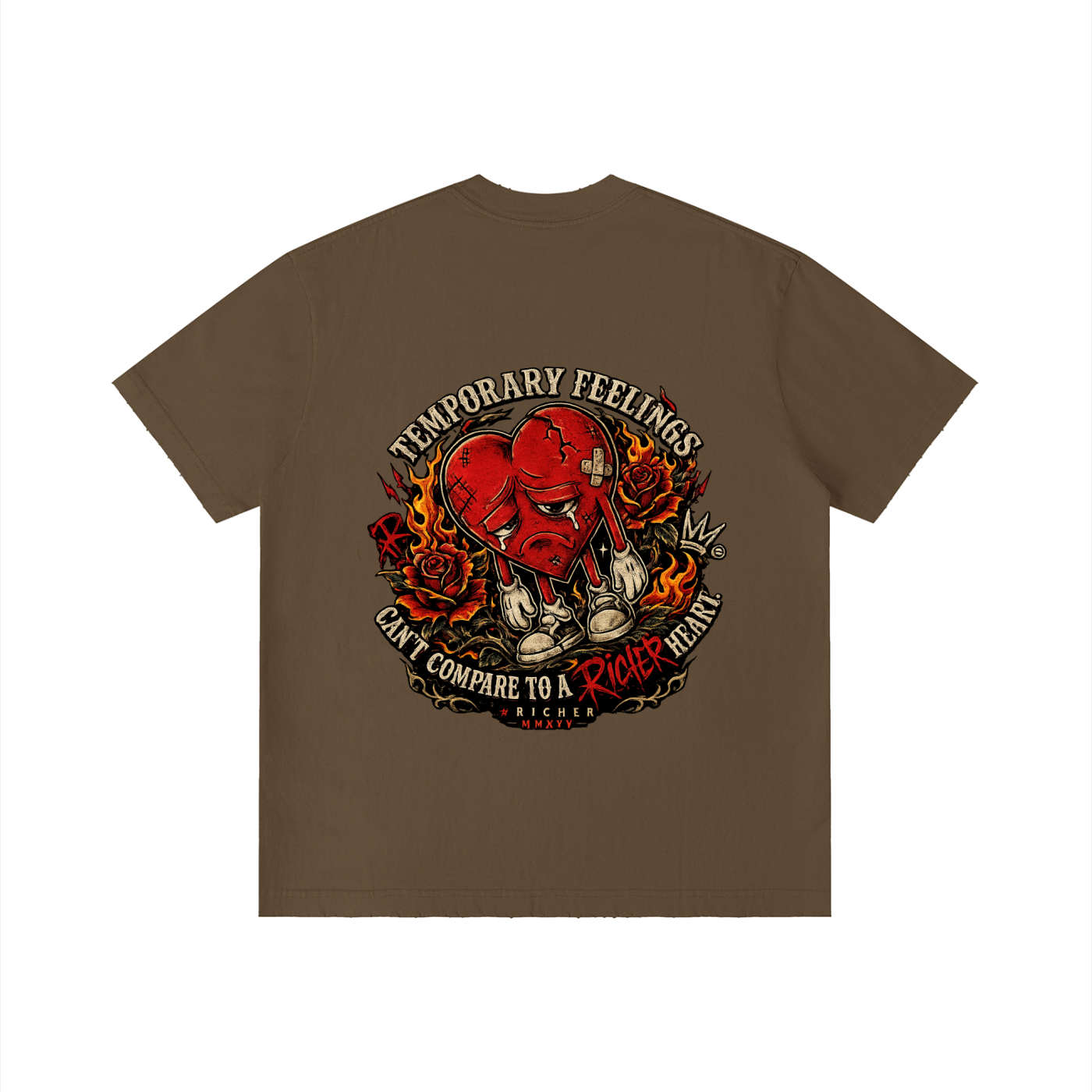 Unisex Vintage Wash Distressed T-Shirt