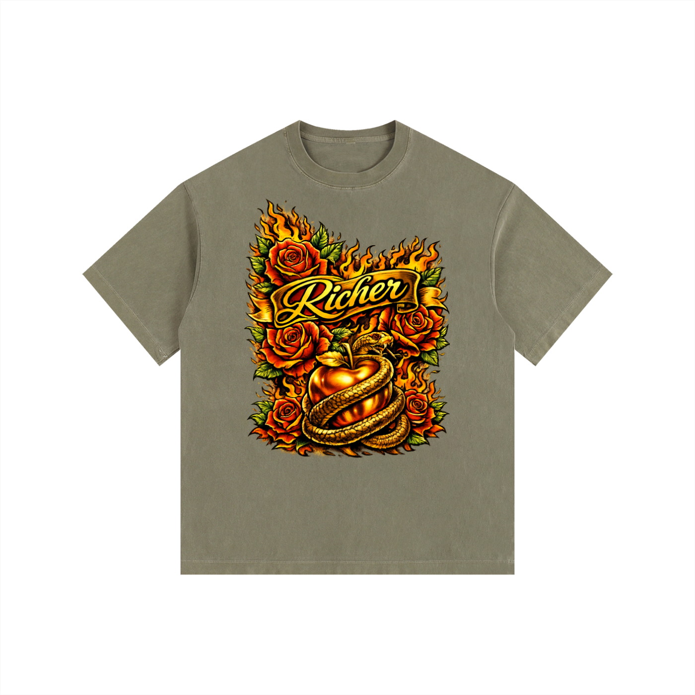 Vintage Washed Oversized Cotton T-Shirt