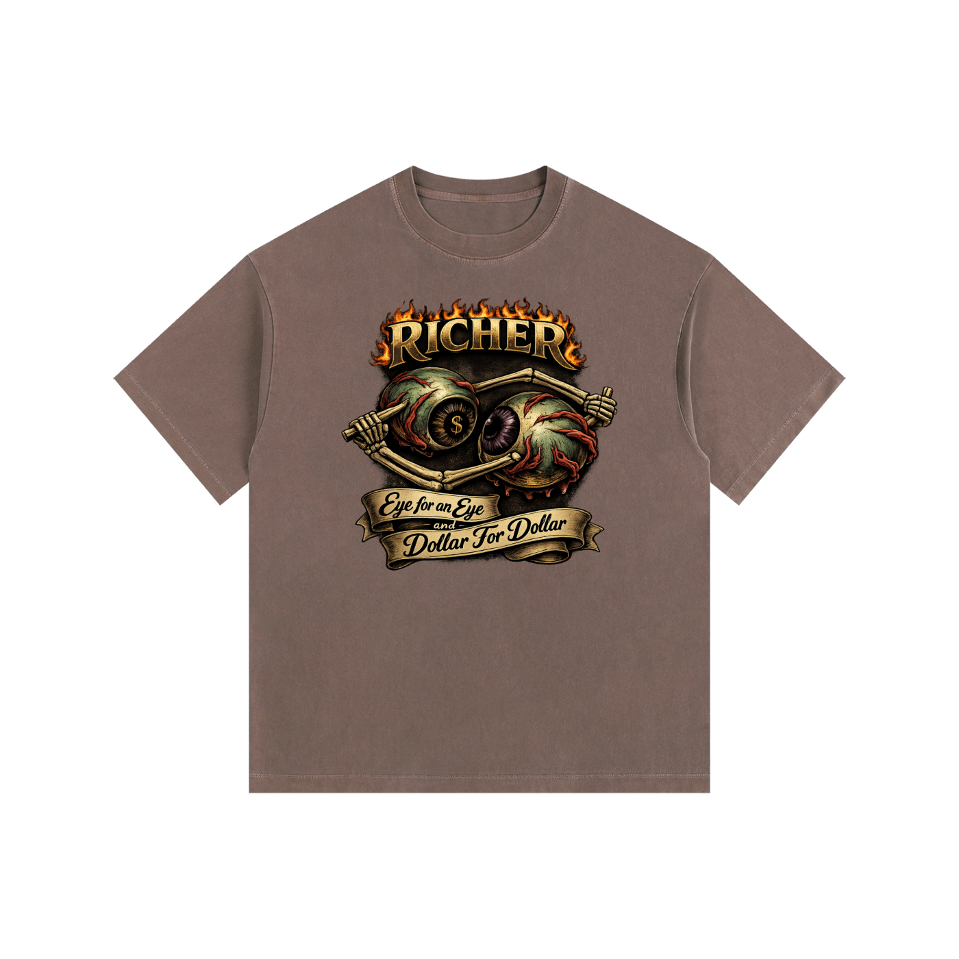 Vintage Washed Oversized Cotton T-Shirt