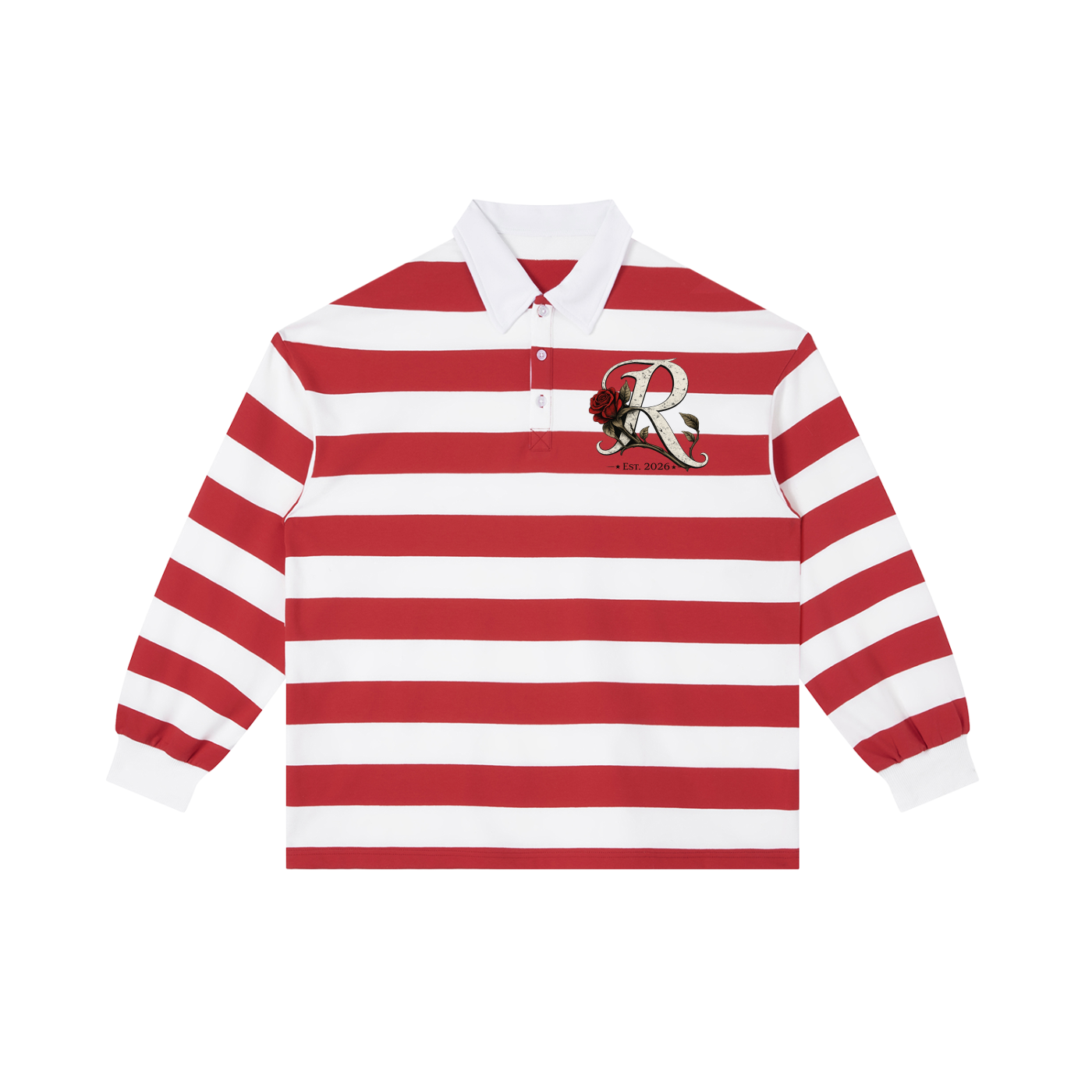 Color Block Stripe Polo Shirt