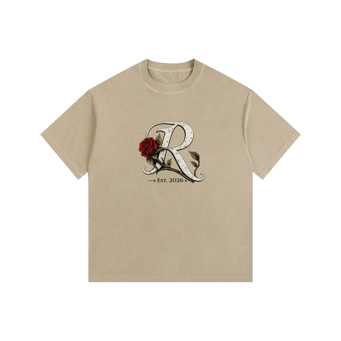 Vintage Washed Oversized Cotton T-Shirt