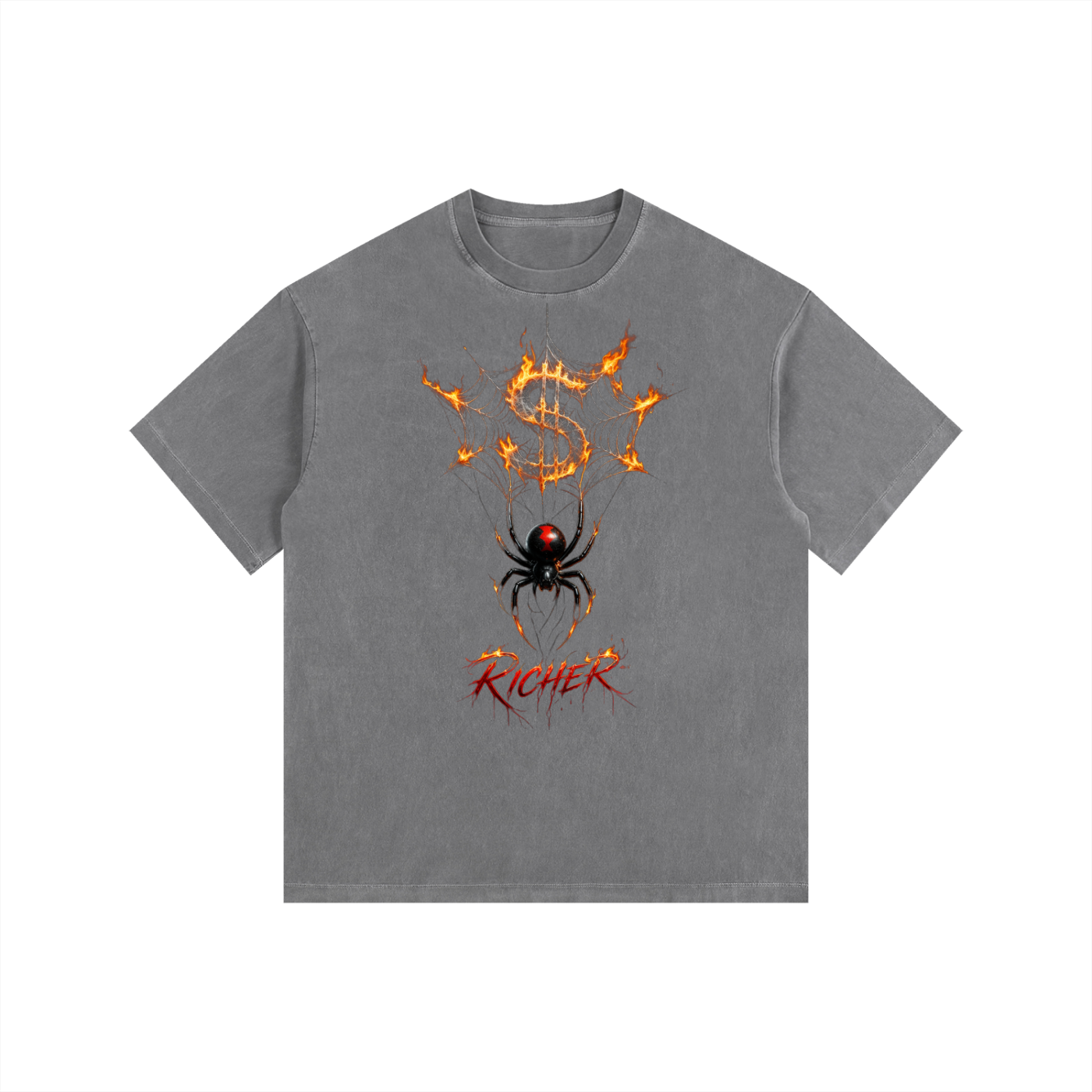 Vintage Washed Oversized Cotton T-Shirt