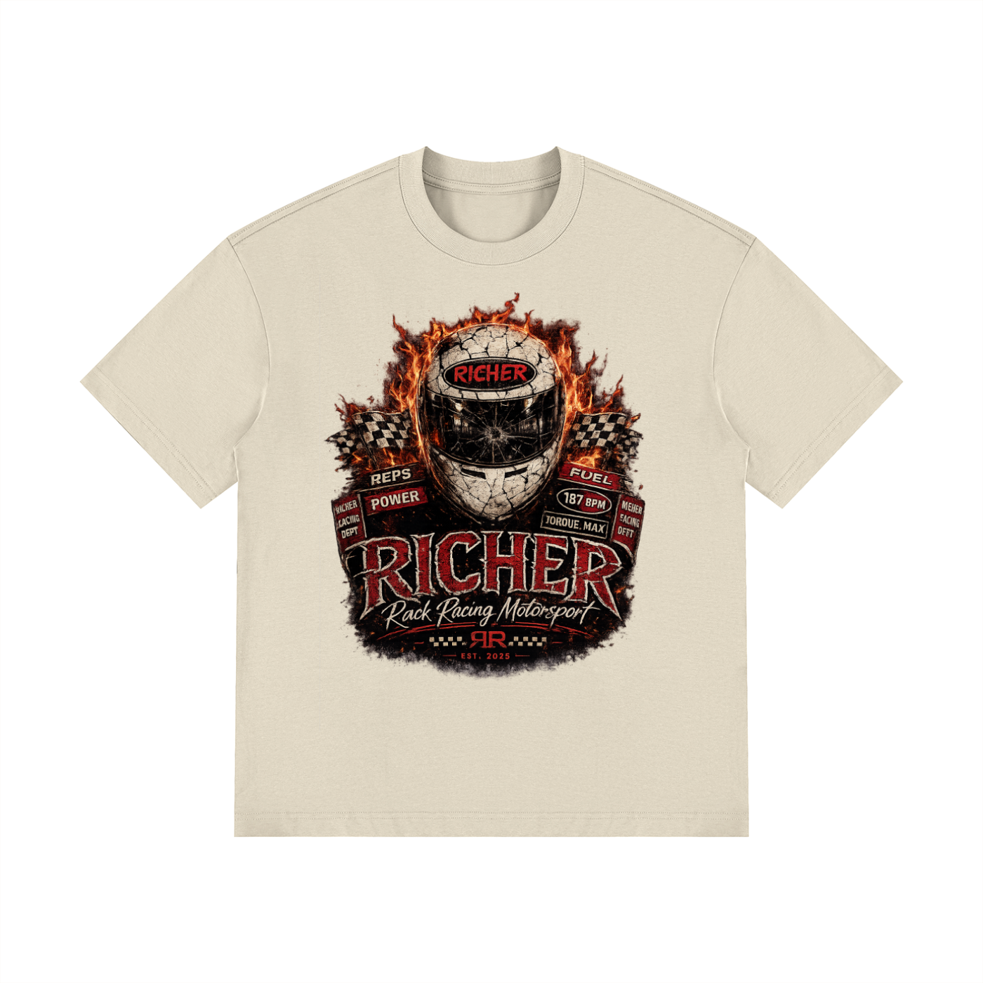 Unisex Drop Shoulder Cotton T-Shirt