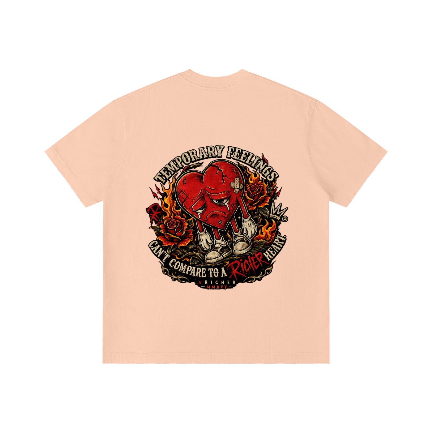 Unisex Vintage Wash Distressed T-Shirt